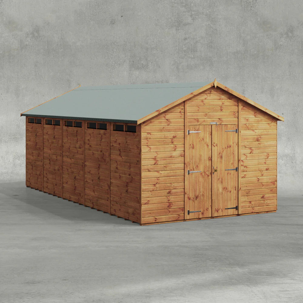 Power Security Apex Shed