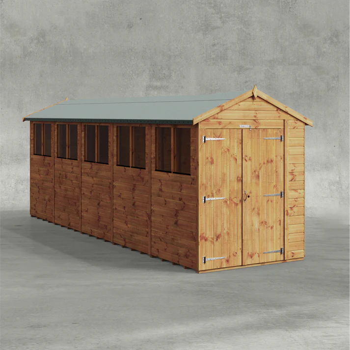 Power Shiplap Apex Shed