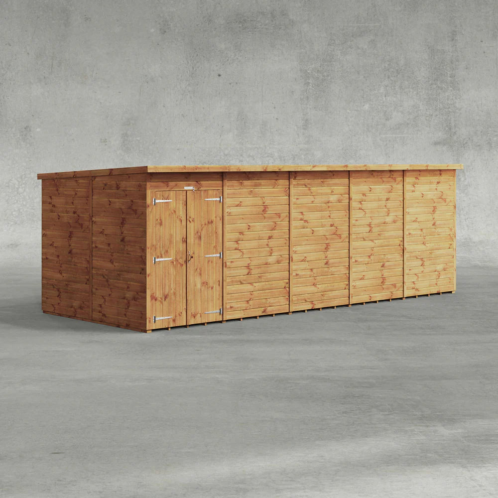 Power Shiplap Pent Sheds