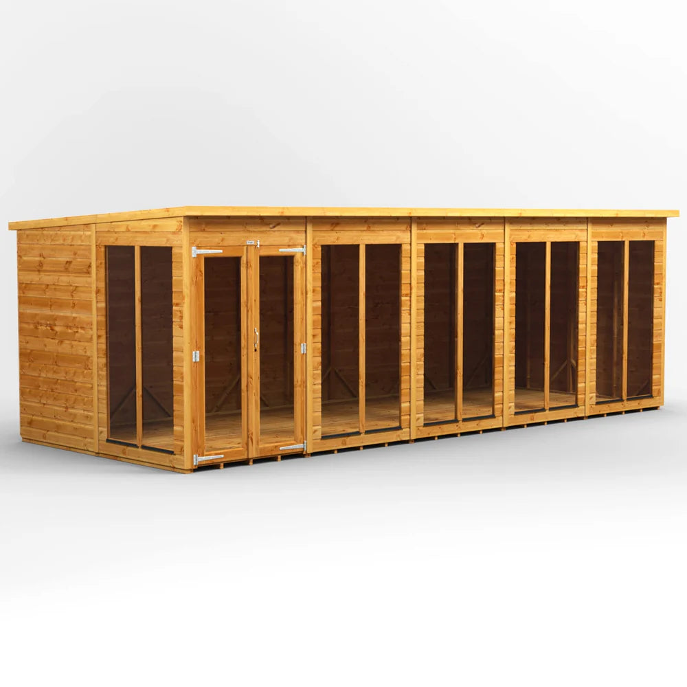 Power Pent Summerhouse Shed