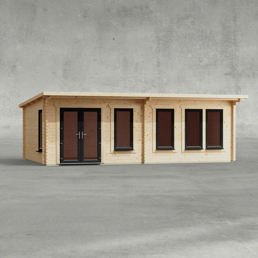 Pent Manor Log Cabin - 44mm