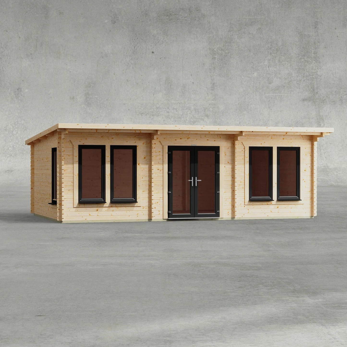 Pent Manor Log Cabin - 44mm
