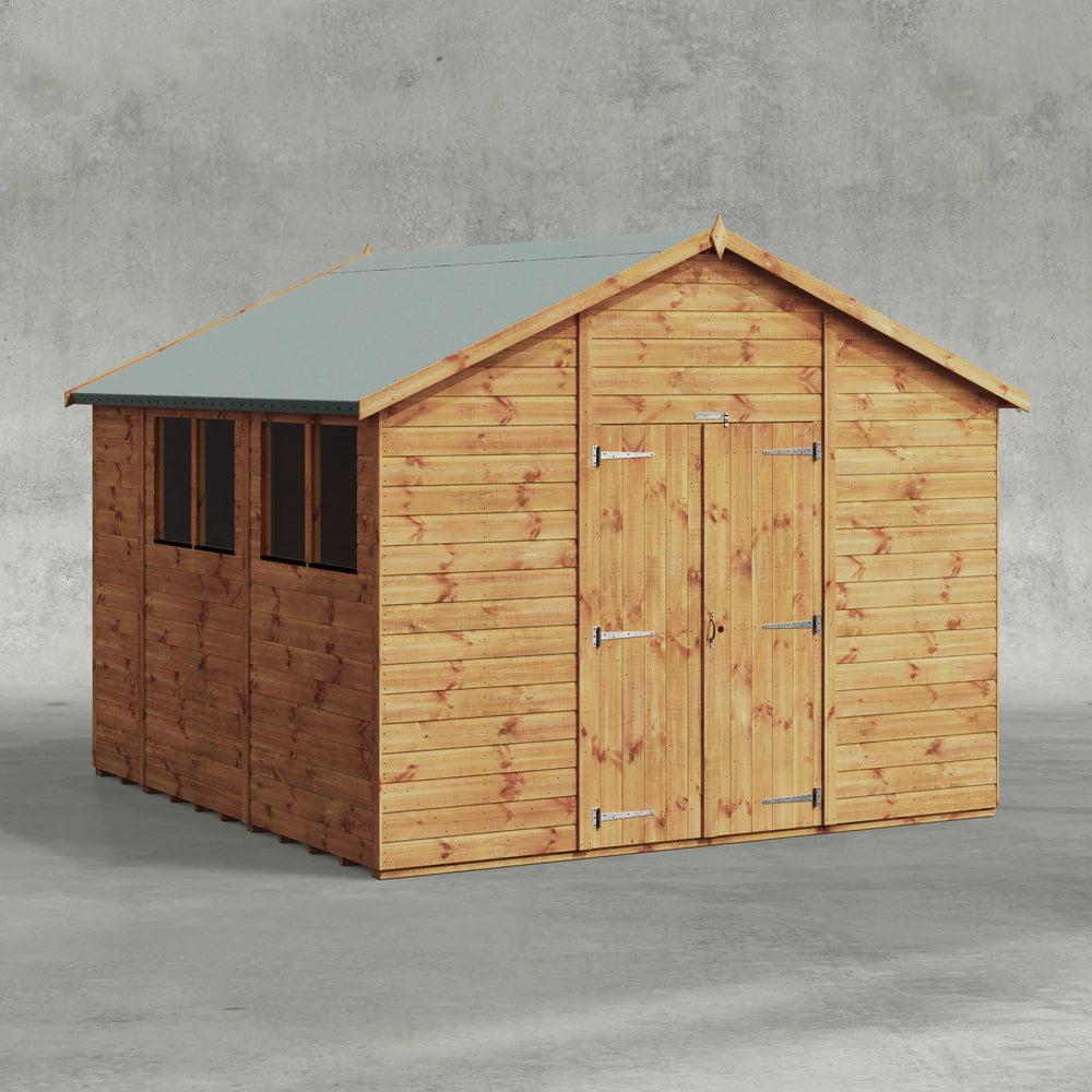 Power Shiplap Apex Shed