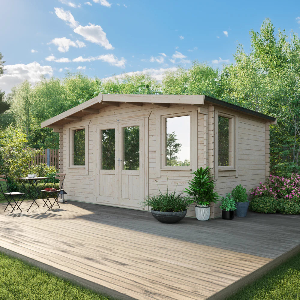 Power Chalet Classic Log Cabin - 44mm