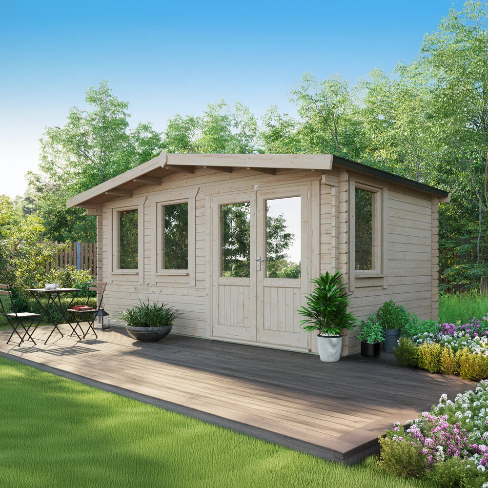 Power Chalet Classic Log Cabin - 44mm