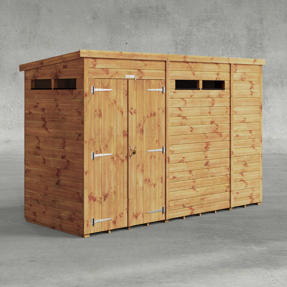 Power Security Pent Shed