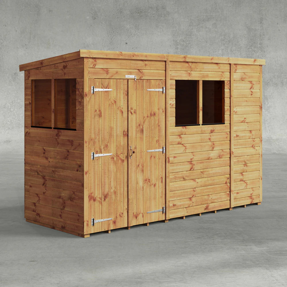 Power Shiplap Pent Sheds