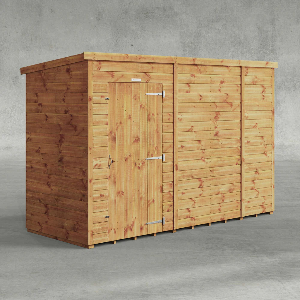 Power Shiplap Pent Sheds