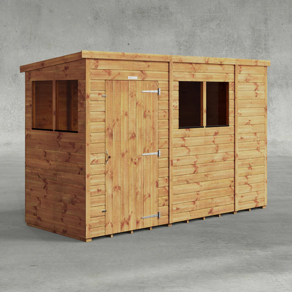 Power Shiplap Pent Sheds