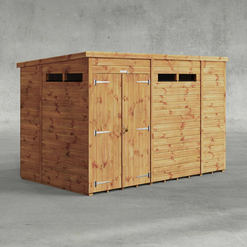 Power Security Pent Shed