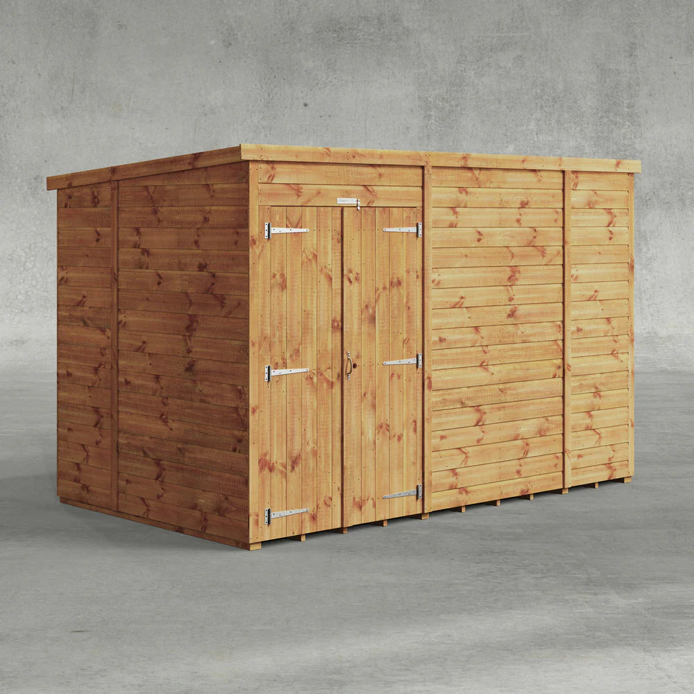 Power Shiplap Pent Sheds