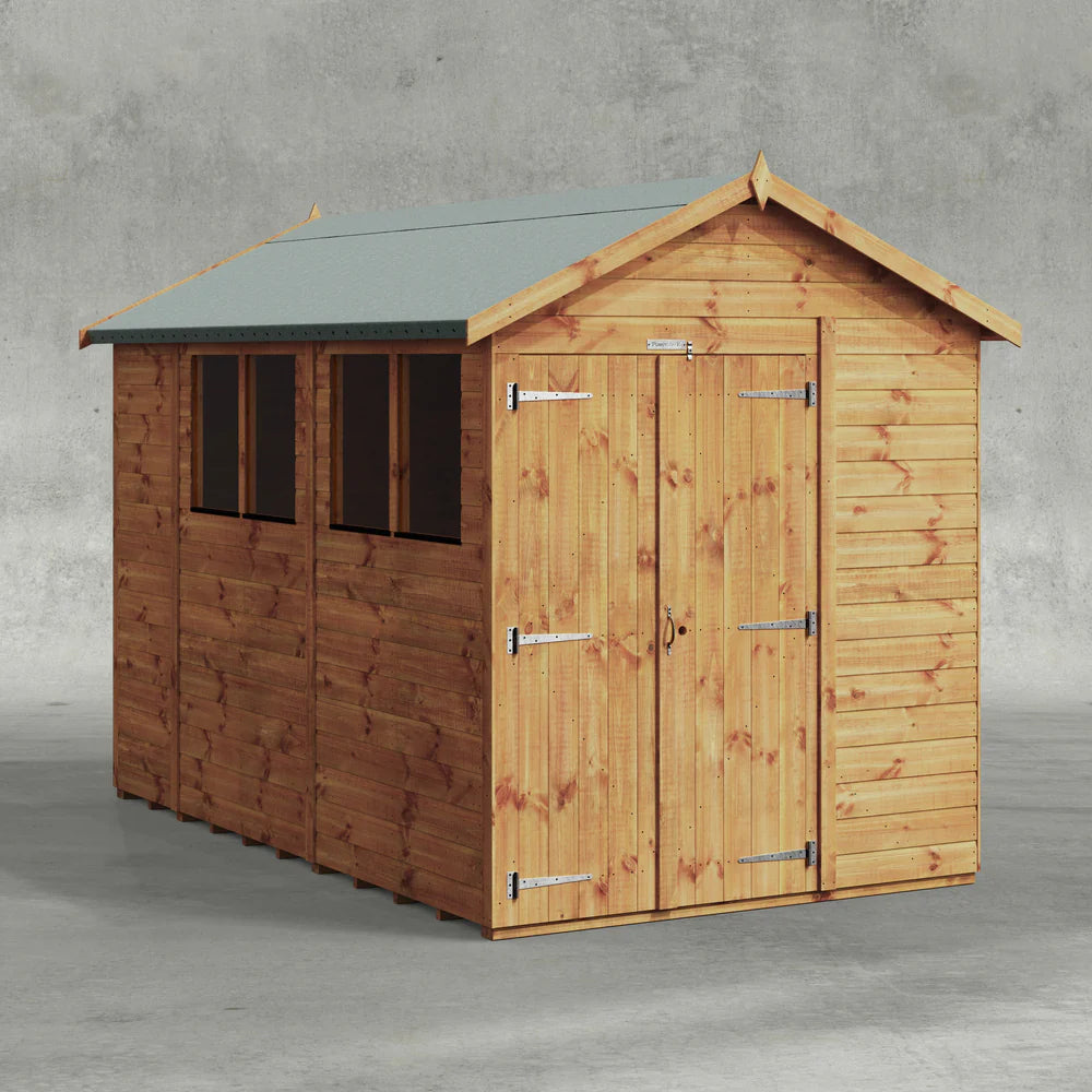 Power Shiplap Apex Shed