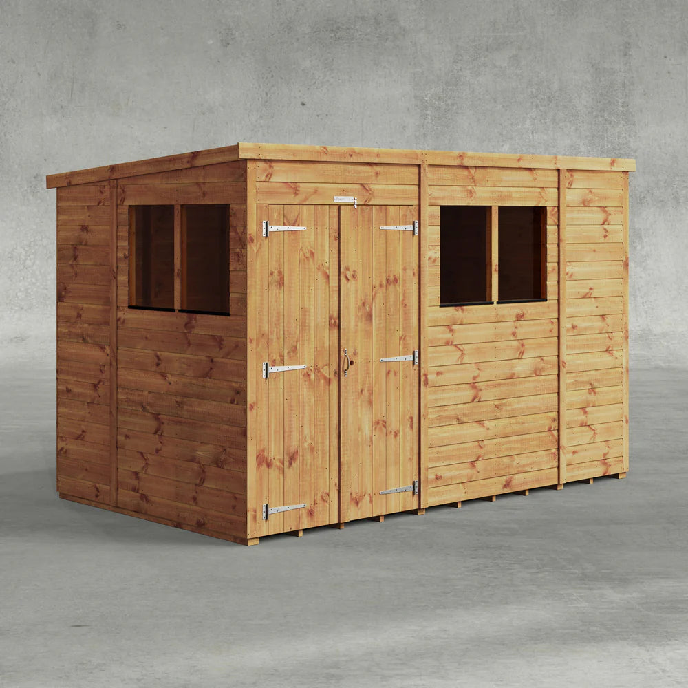 Power Shiplap Pent Sheds
