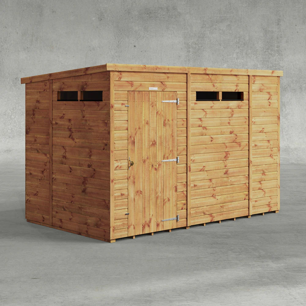 Power Security Pent Shed