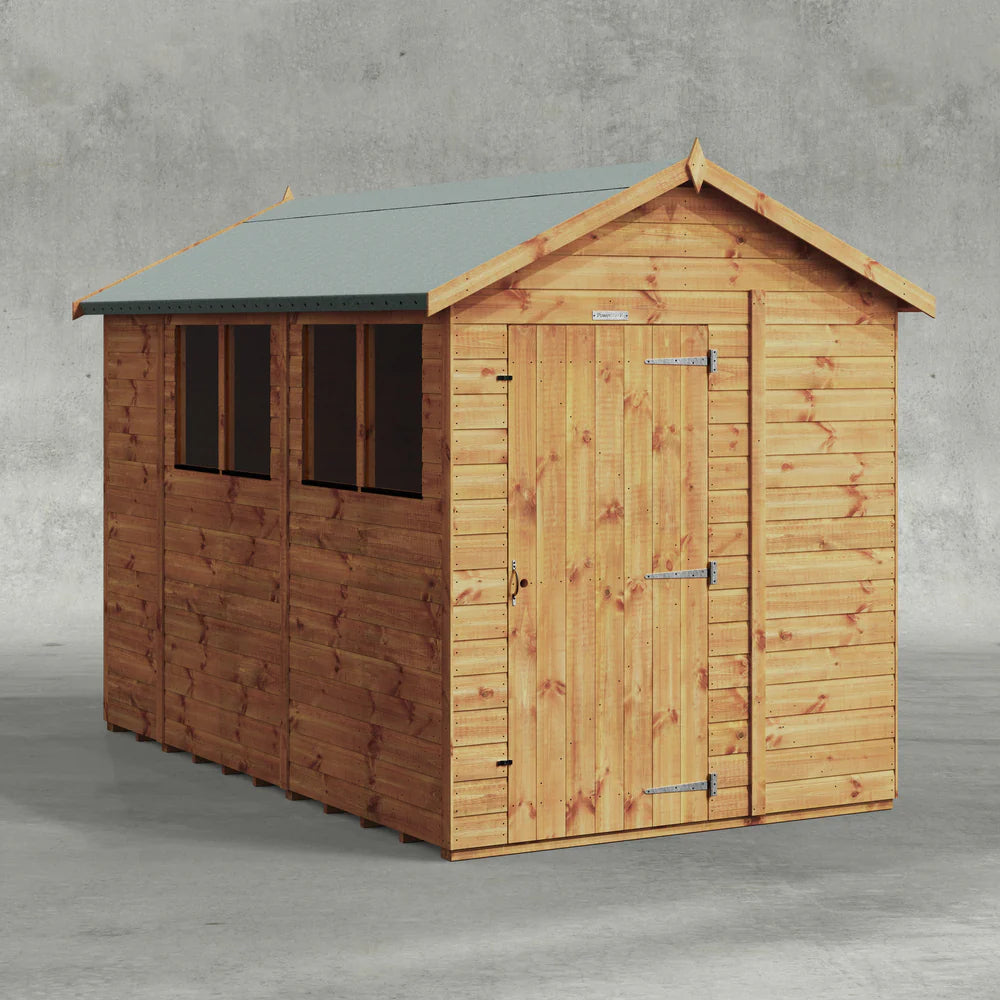 Power Shiplap Apex Shed