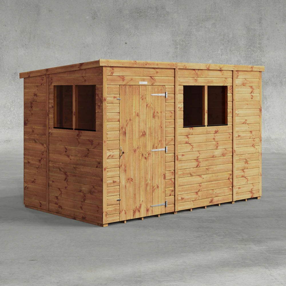 Power Shiplap Pent Sheds