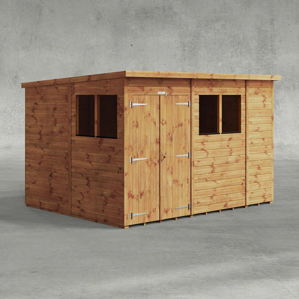 Power Shiplap Pent Sheds