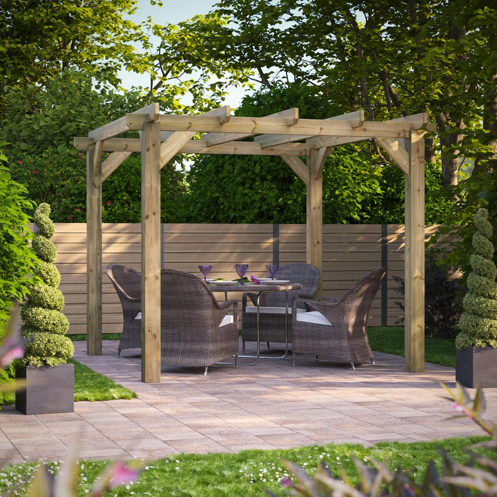 Timber Garden Pergola – Outdoor Garden Structure