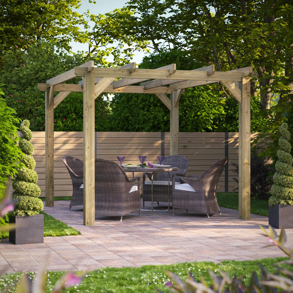 Timber Garden Pergola – Outdoor Garden Structure