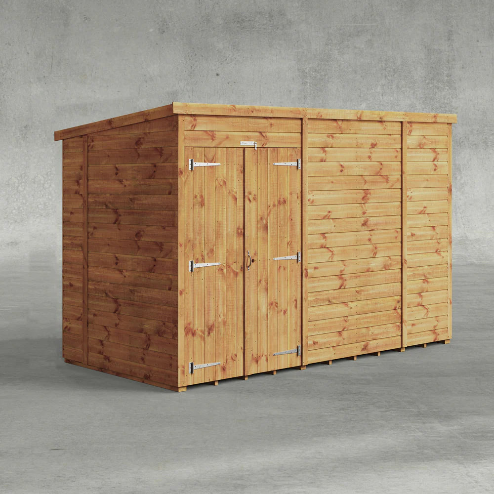 Power Shiplap Pent Sheds