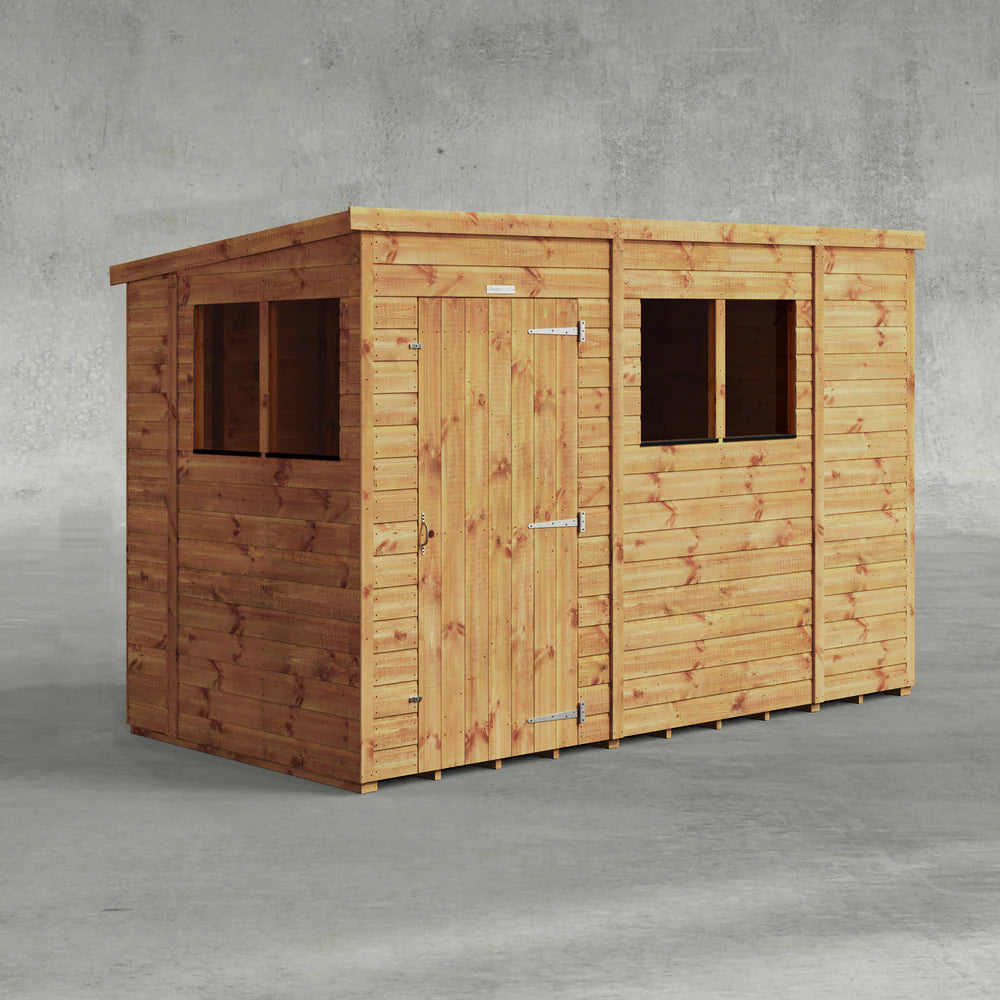 Power Shiplap Pent Sheds