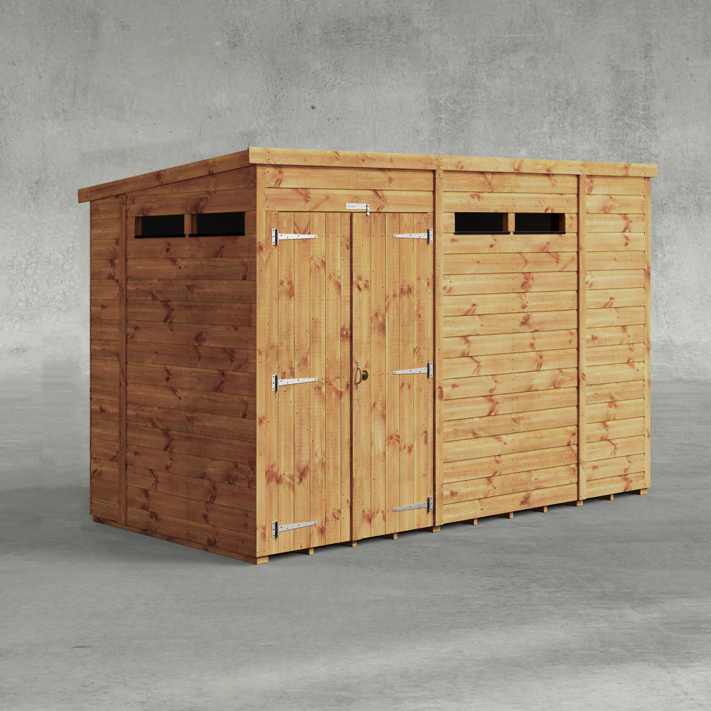 Power Security Pent Shed