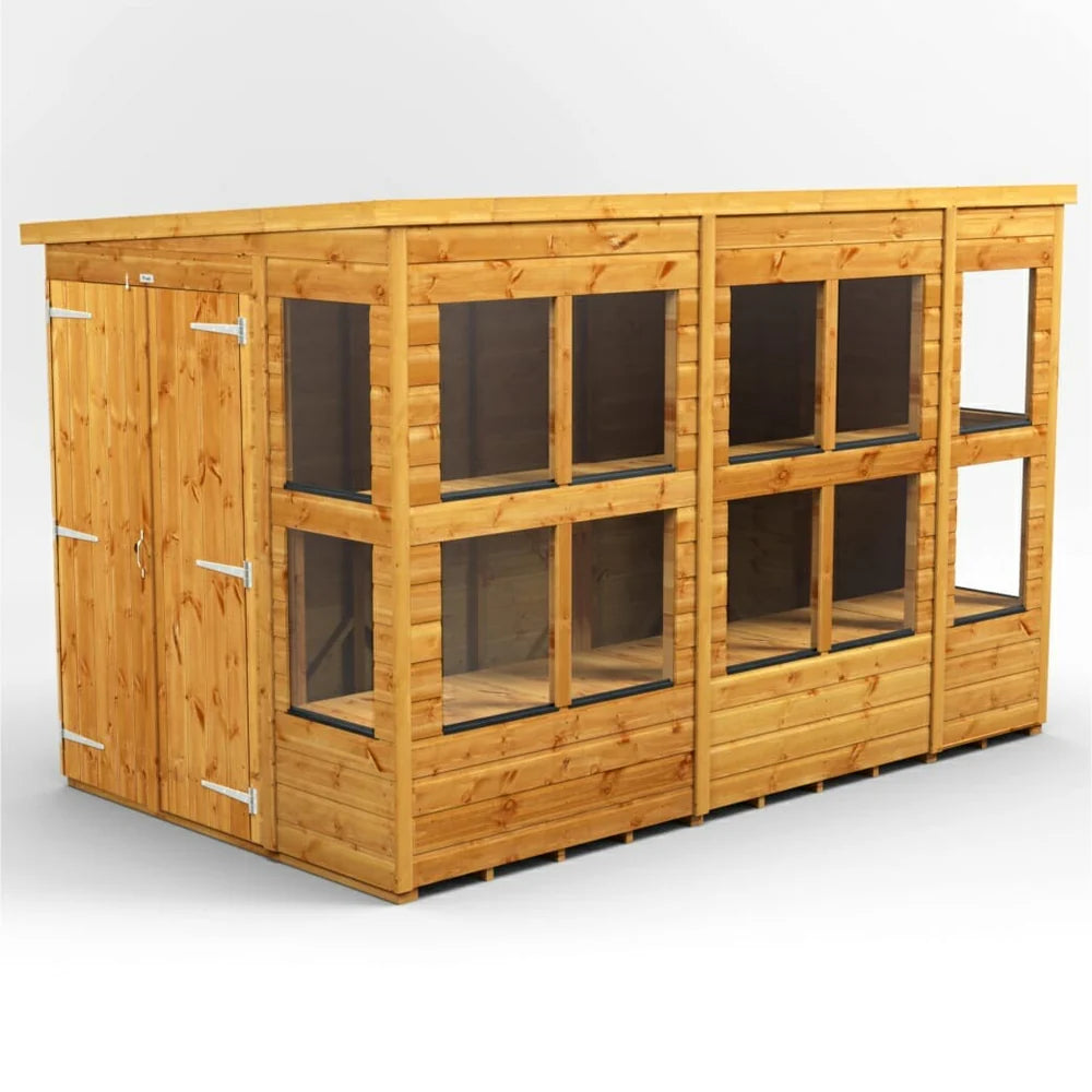 Power Pent Potting Shed
