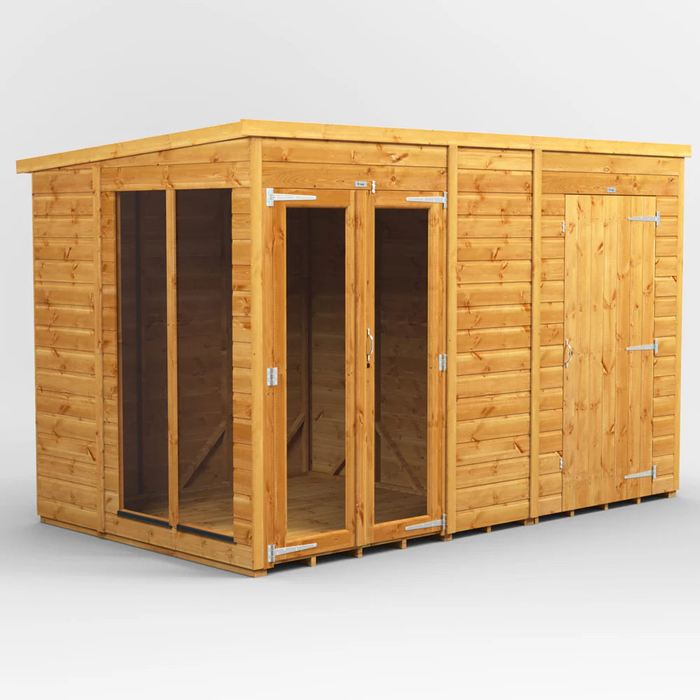 Power Pent Summerhouse Combi (includes Side Store)