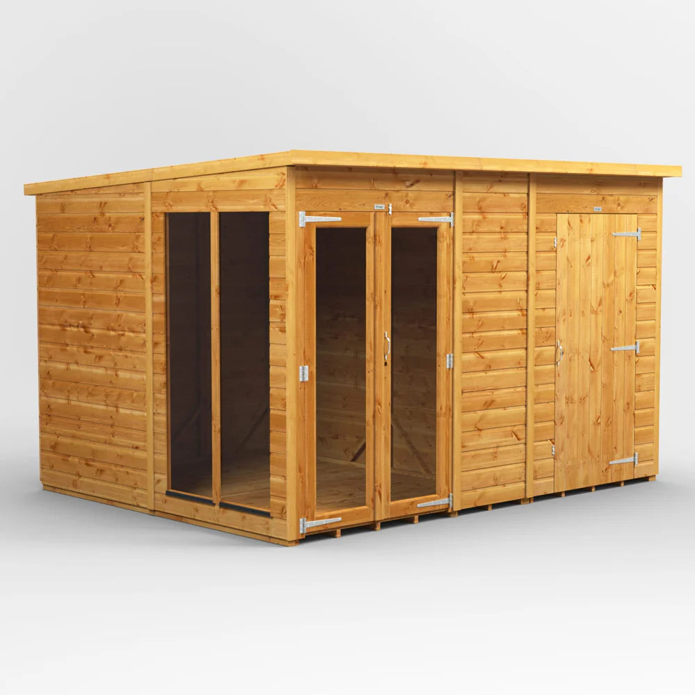 Power Pent Summerhouse Combi (includes Side Store)