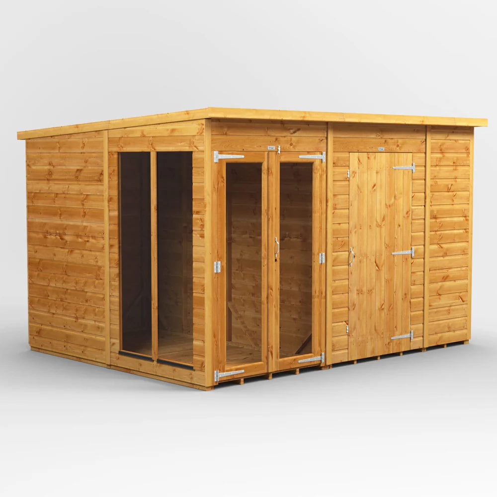 Power Pent Summerhouse Combi (includes Side Store)