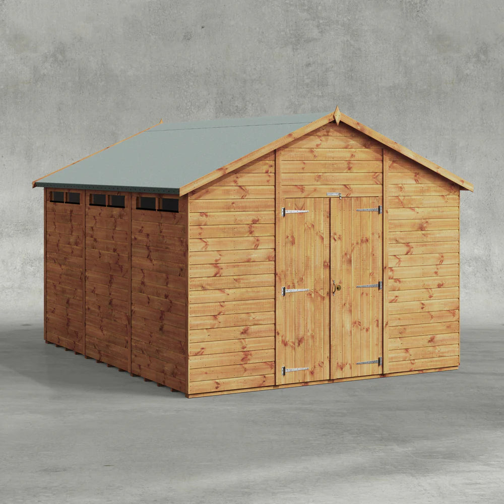 Power Security Apex Shed