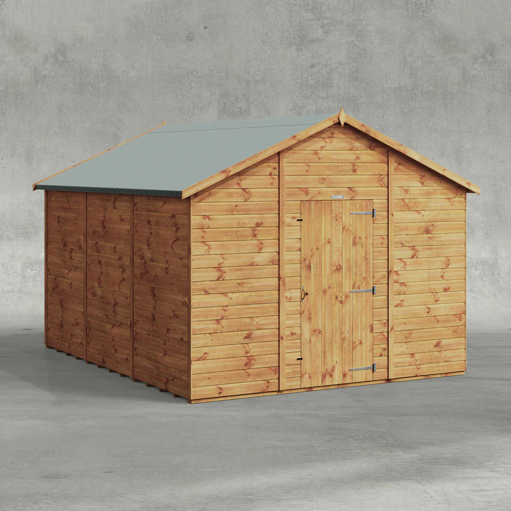 Power Shiplap Apex Shed