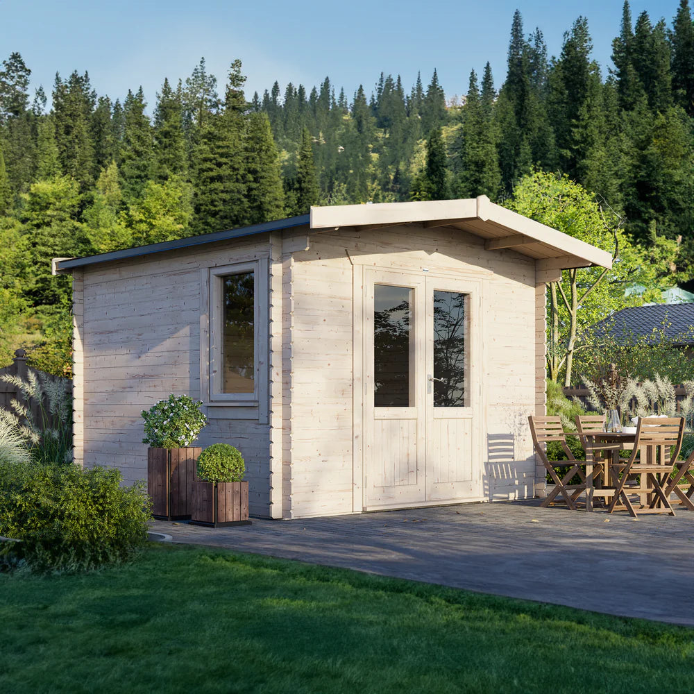 Power Chalet Classic Log Cabin - 44mm