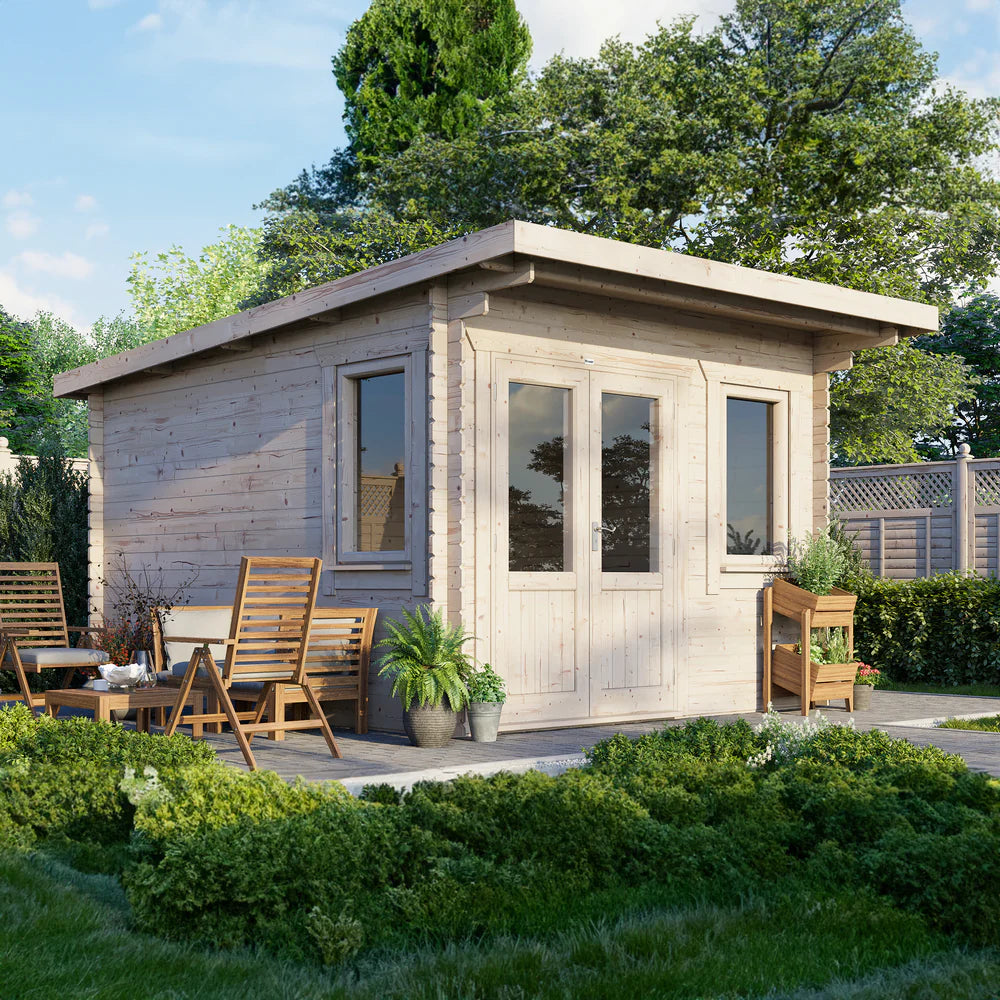 Power Pent Classic Log Cabin - 44mm