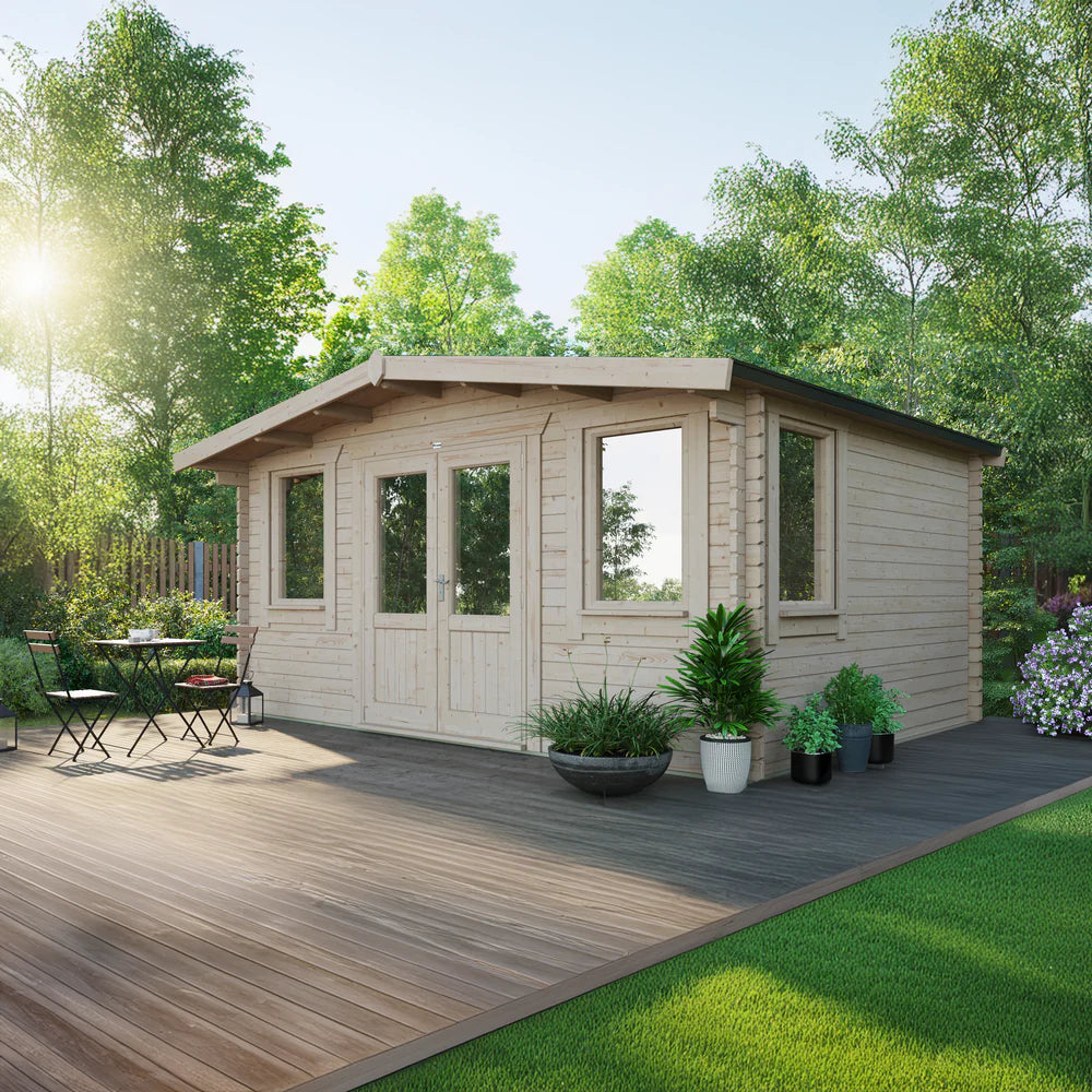 Power Chalet Classic Log Cabin - 44mm