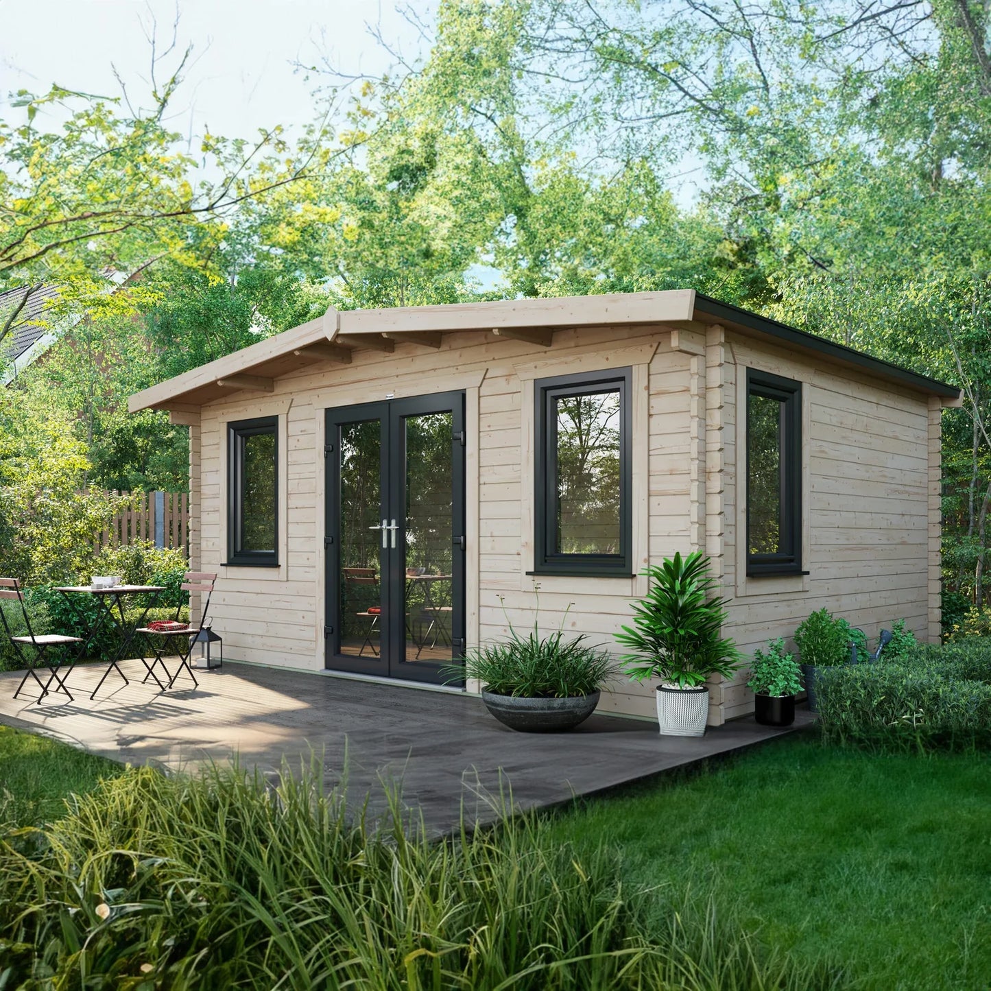 Power Chalet Log Cabin - 44mm