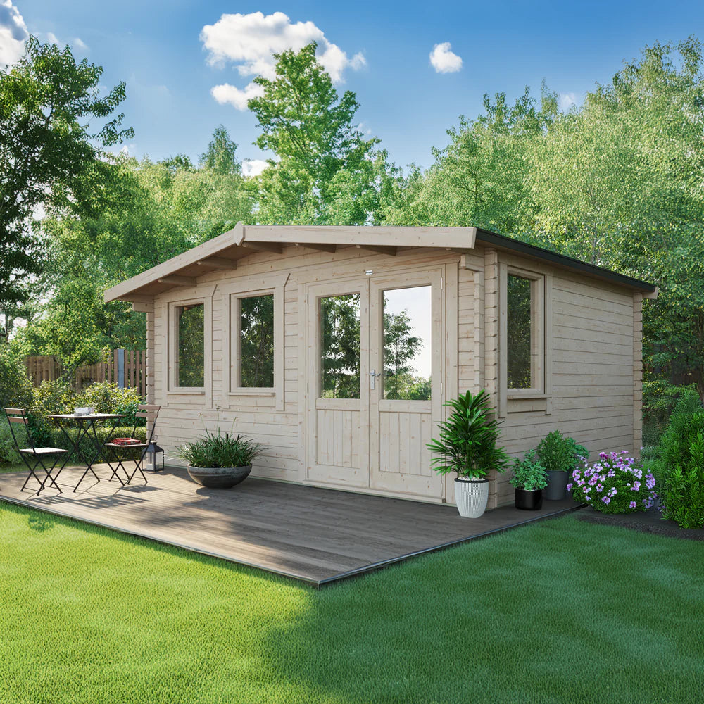Power Chalet Classic Log Cabin - 44mm