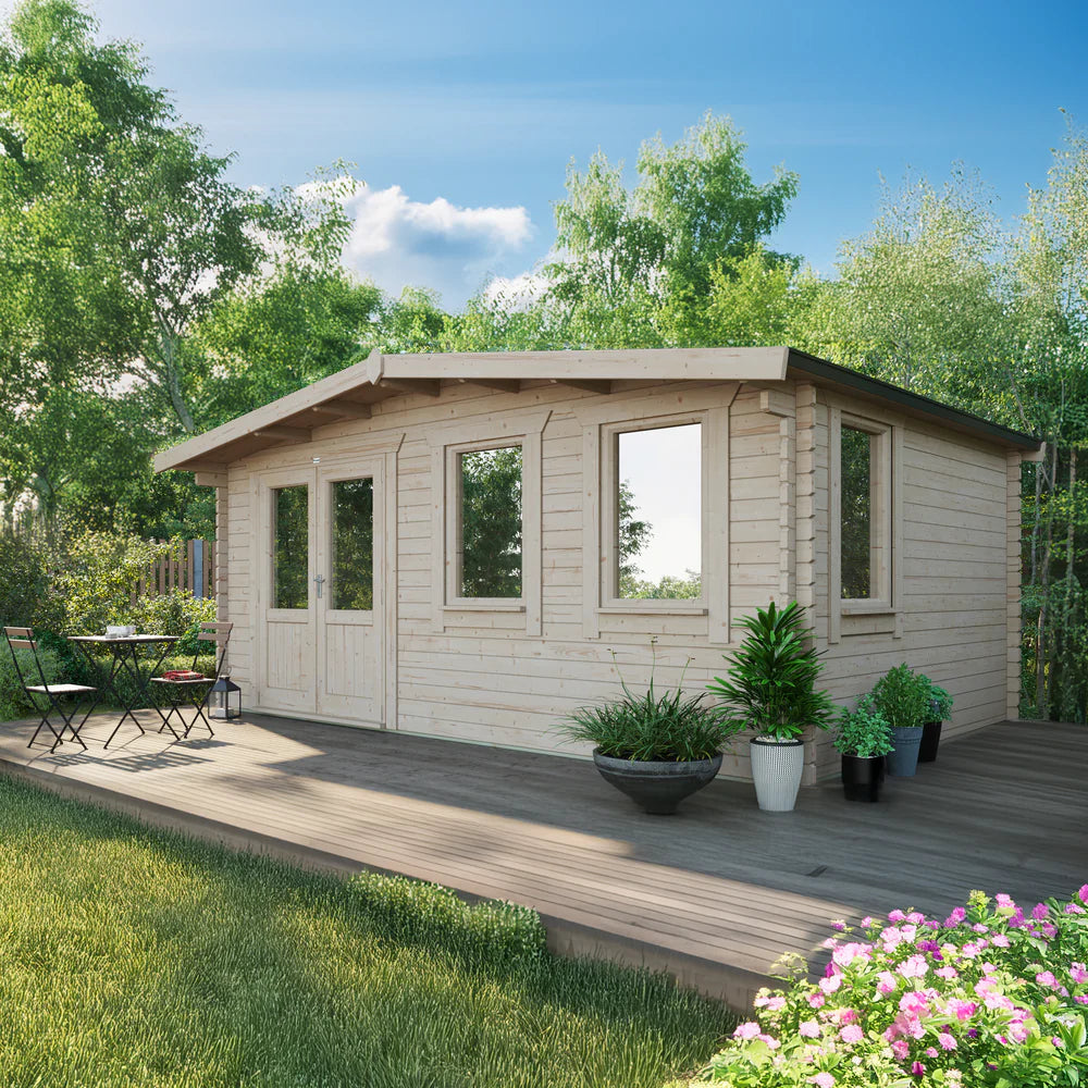 Power Chalet Classic Log Cabin - 44mm