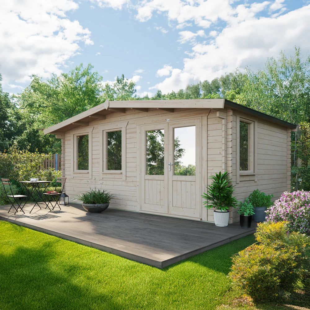 Power Chalet Classic Log Cabin - 44mm