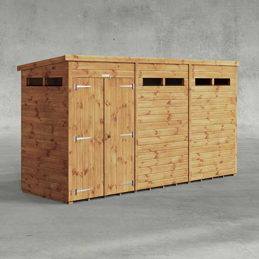 Power Security Pent Shed