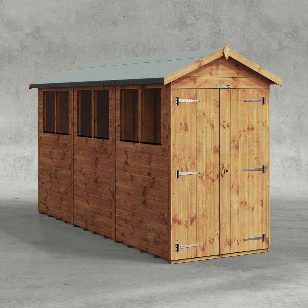 Power Shiplap Apex Shed