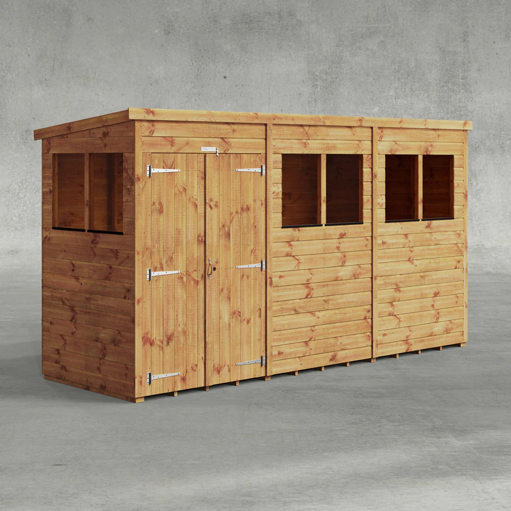 Power Shiplap Pent Sheds