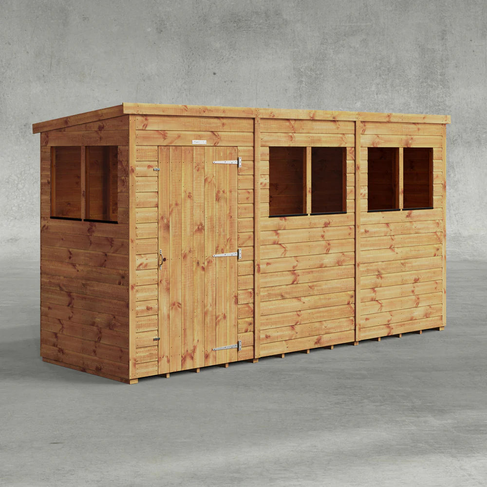 Power Shiplap Pent Sheds