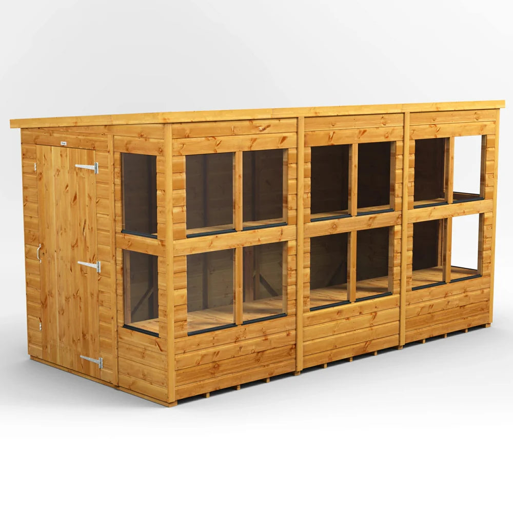 Power Pent Potting Shed
