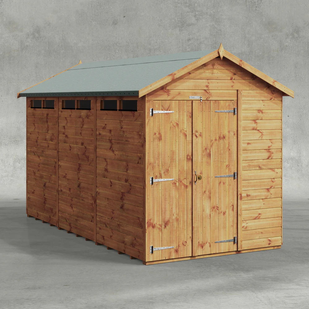 Power Security Apex Shed