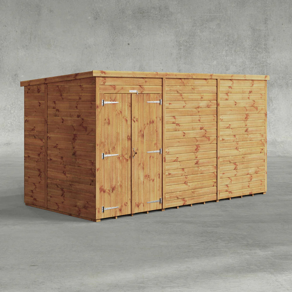 Power Shiplap Pent Sheds