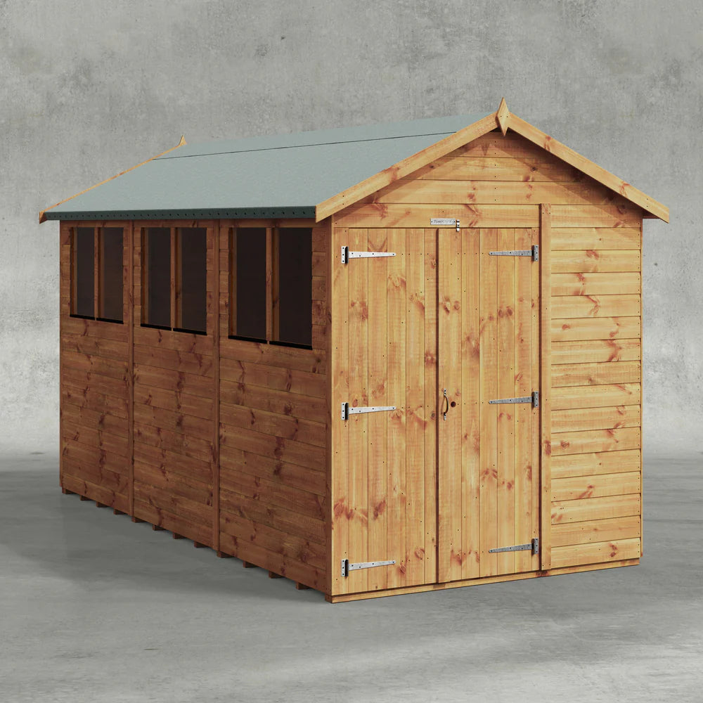 Power Shiplap Apex Shed