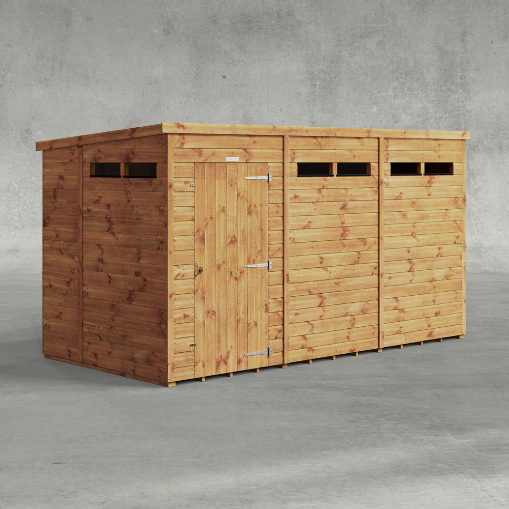 Power Security Pent Shed
