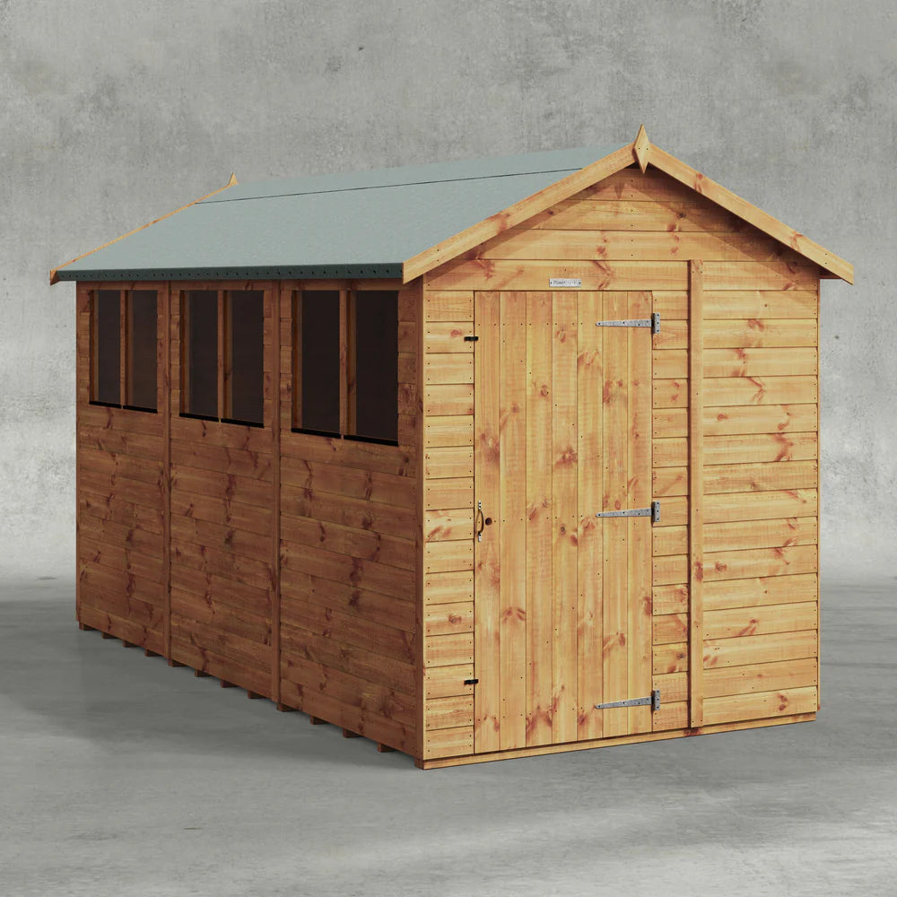 Power Shiplap Apex Shed