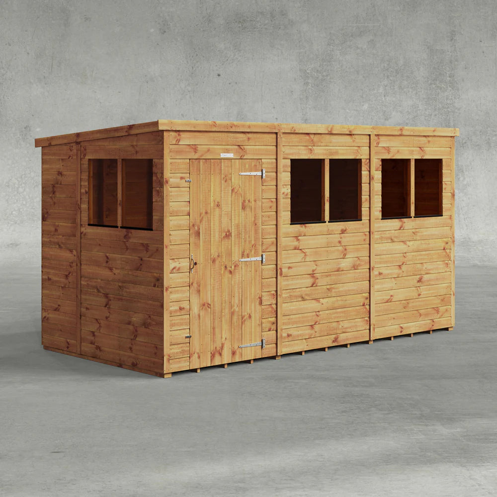 Power Shiplap Pent Sheds